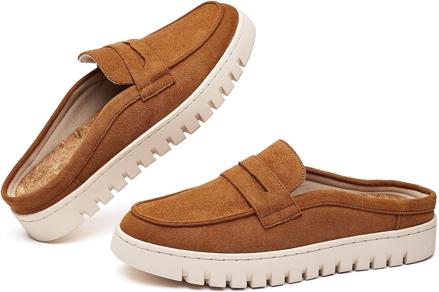 Womens Comfortable Slip On Loafers Indoor Outdoor Business Casual Mules Shoes for W... - Image 4