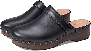 The Cecily Clog in Oiled Leather Clogs for Women - Slip-On Style Closure, and Round Toe Silhouette