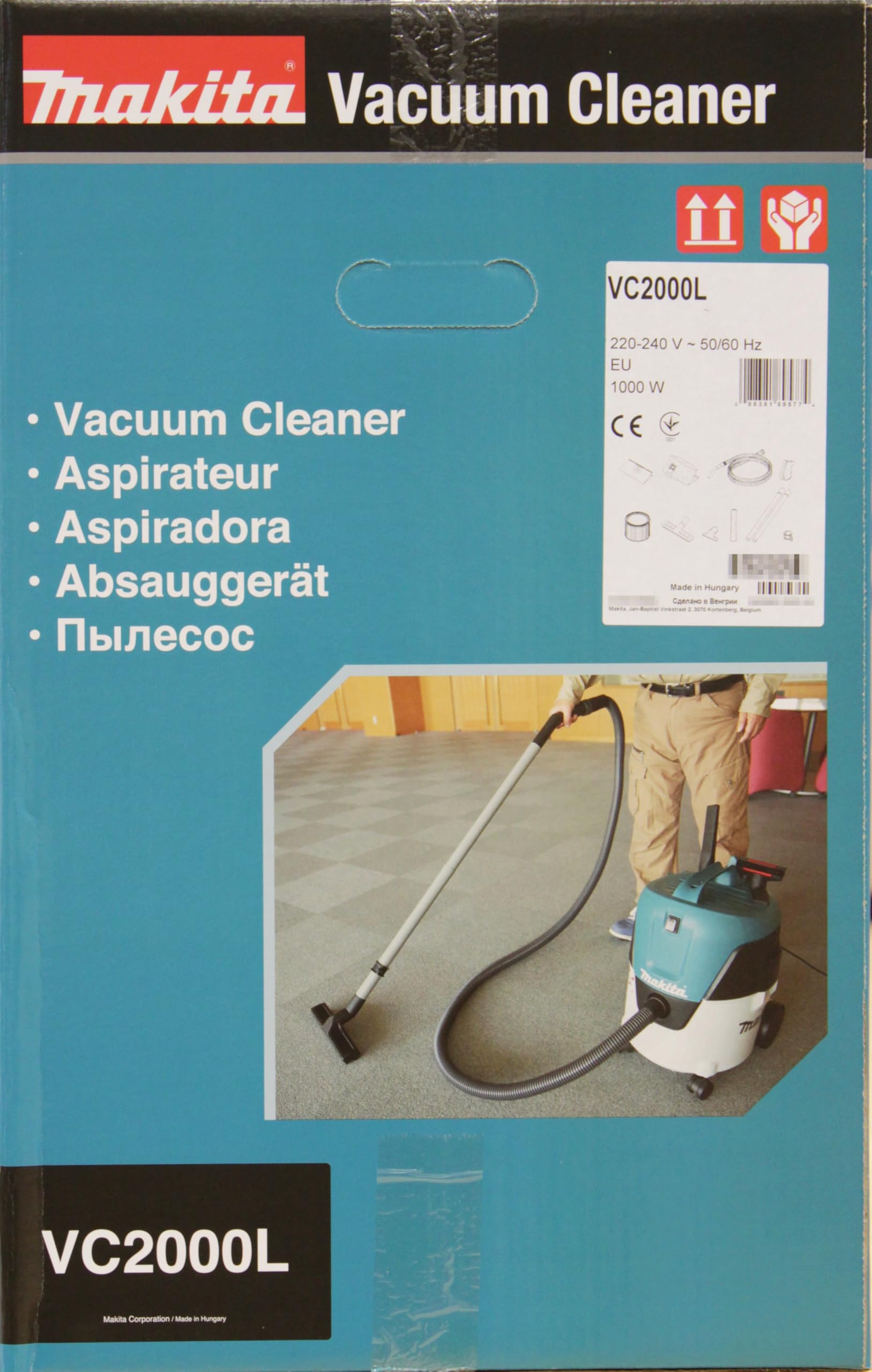 Makita VC2000L/2 240V 20 Litrów Odkurzacz Klasy L