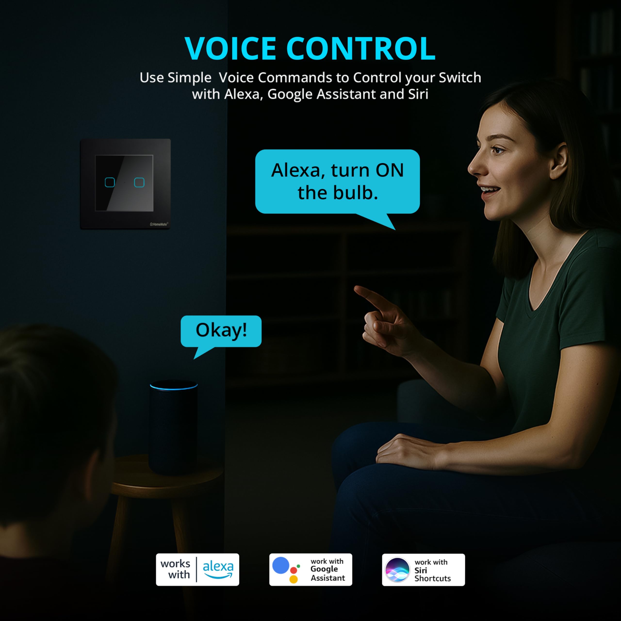 HomeMate WiFi Smart Switch - Voice Control & Remote Access -5 HomeMate WiFi Smart Switch - Voice Control & Remote Access -5