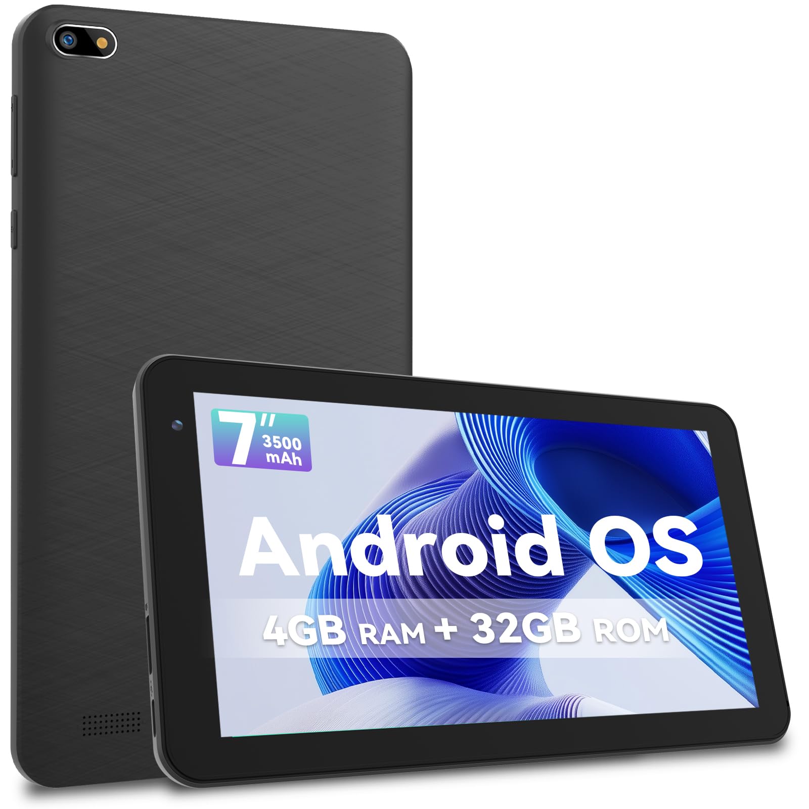 VASOUN 7 inch Tablet, Android 13, Tablet PC with 32GB, 1024x600 HD