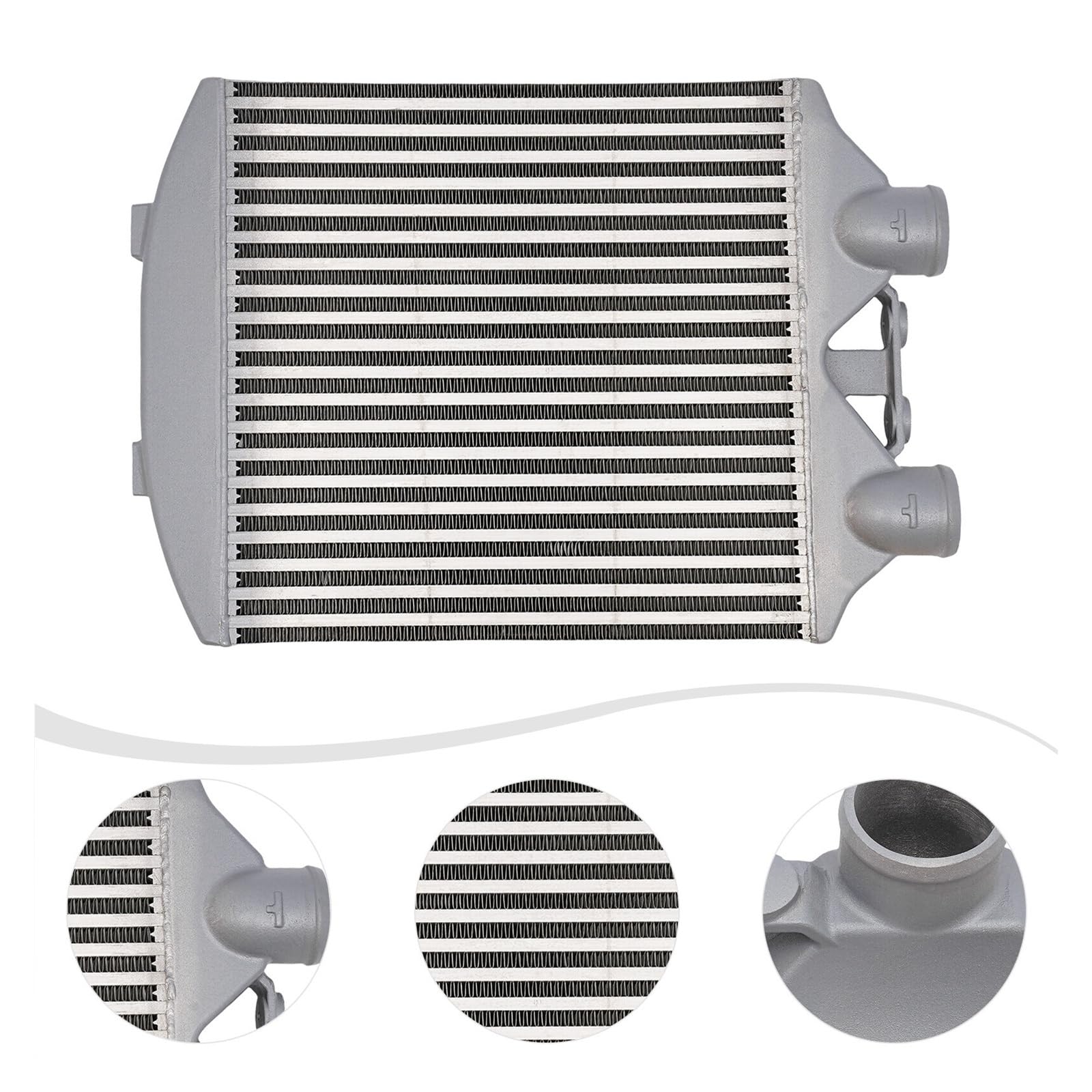 Chłodnica turbiny Wymiennik doładowania Uniwersalny Aluminiowy Intercooler, Rdzeń 78x40cm Do Silników Z Turbodoładowaniem I Pojazdów