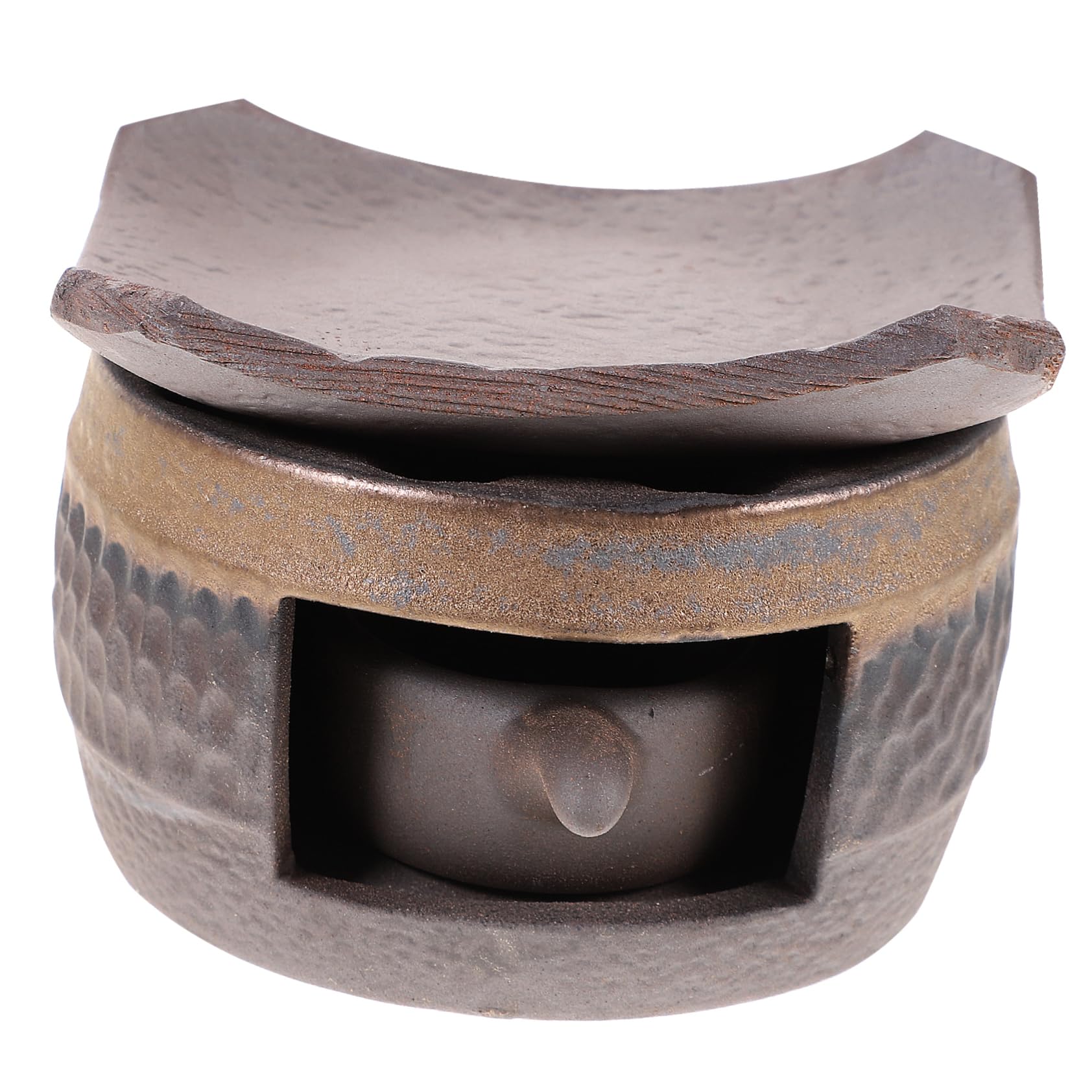 OKUMEYR Ceramic Tea Warmer Teapot Heater for Desk Stylish Tea Light Candle Stand