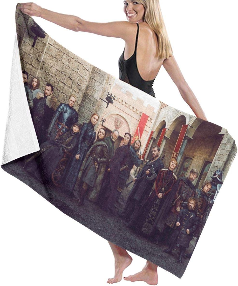 YU339 Game of Thrones Luxury Oversized Personalized Custom Women Men Quick Dry Beach & Bath Blanket Towel Swimming and Camping 31¡®"x 51"