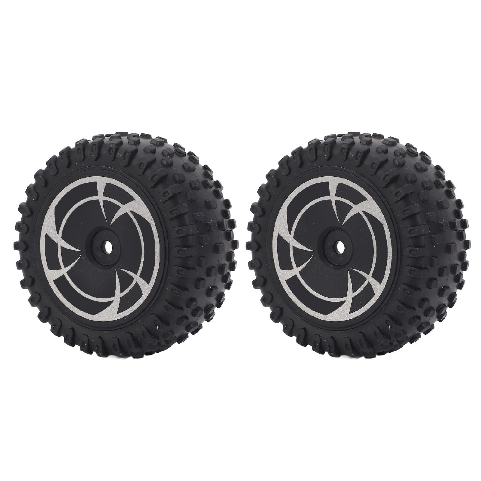 RC Car Rear Wheels Rubber Tire Tyre Plastic Hub 144016-2989 Replacement Parts Accessories