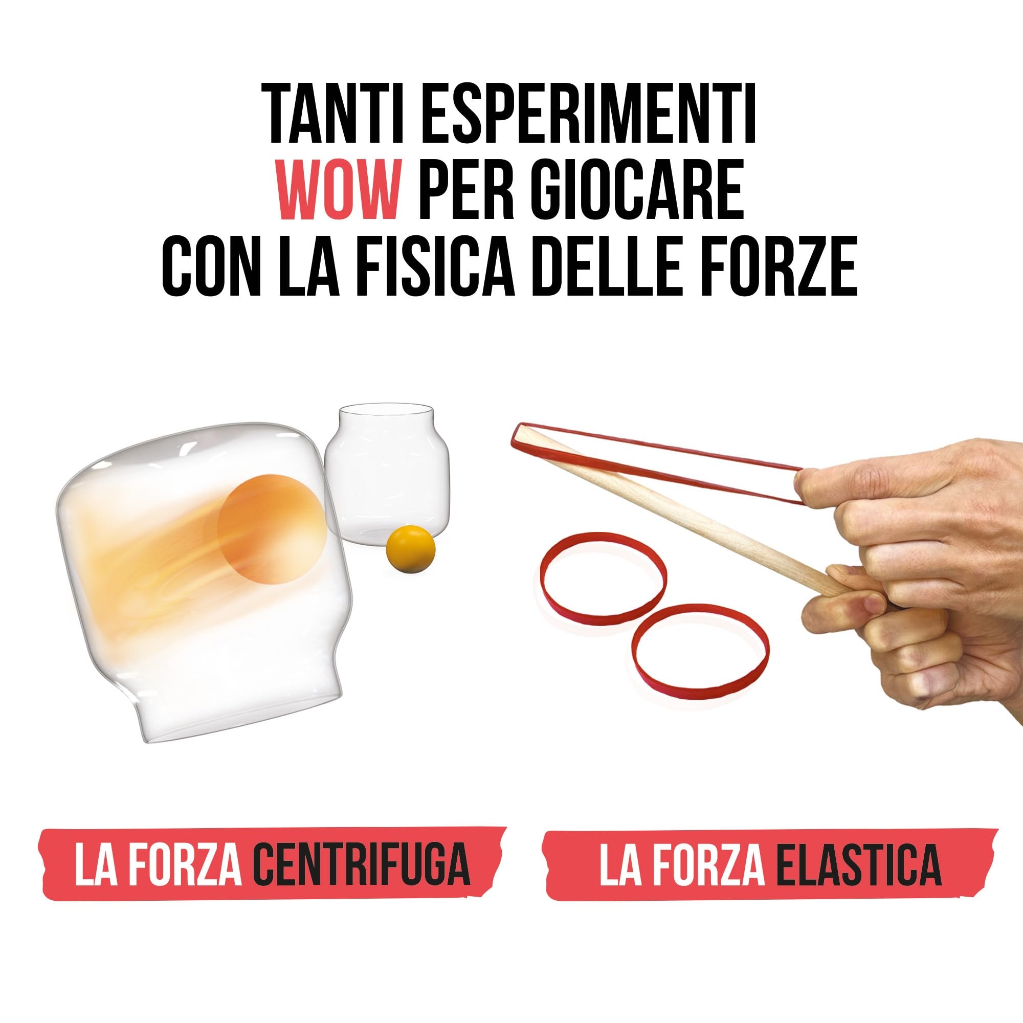 HEADU - LA FISICA CHE CI PIACE Che Forza le Forze L'esperimento che ci piace! IT57441 Gioco Educativo Per Bambini 8-12 Anni Made In Italy con Vincenzo Schettini