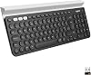 Logitech K780 Multi-Device Wireless Keyboard for Computer/Smartphone/Tablet - Dark Grey/White