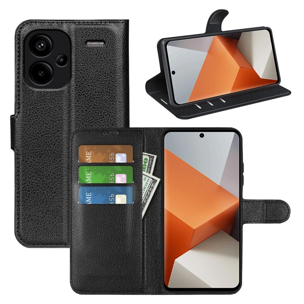 Custodia Portafoglio In Pelle Premium Per Xiaomi Mi 10T Lite 5G - Marrone, Con Slot Carte, Tasca E Cavalletto
