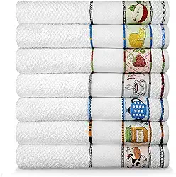 Kit 06 Panos de Copa Dohler Vigo Jacquard para Bordar Sortido