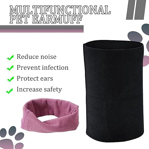 Miniatura 3 de Cubiertas silenciosas para los oídos para perros, para protección de oídos, orejeras calmantes para perrosgatos, capucha para aliviar la ansiedad,