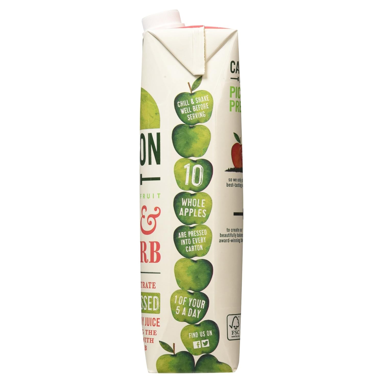 Cawston Press Apple and Rhubarb Juice, 1L