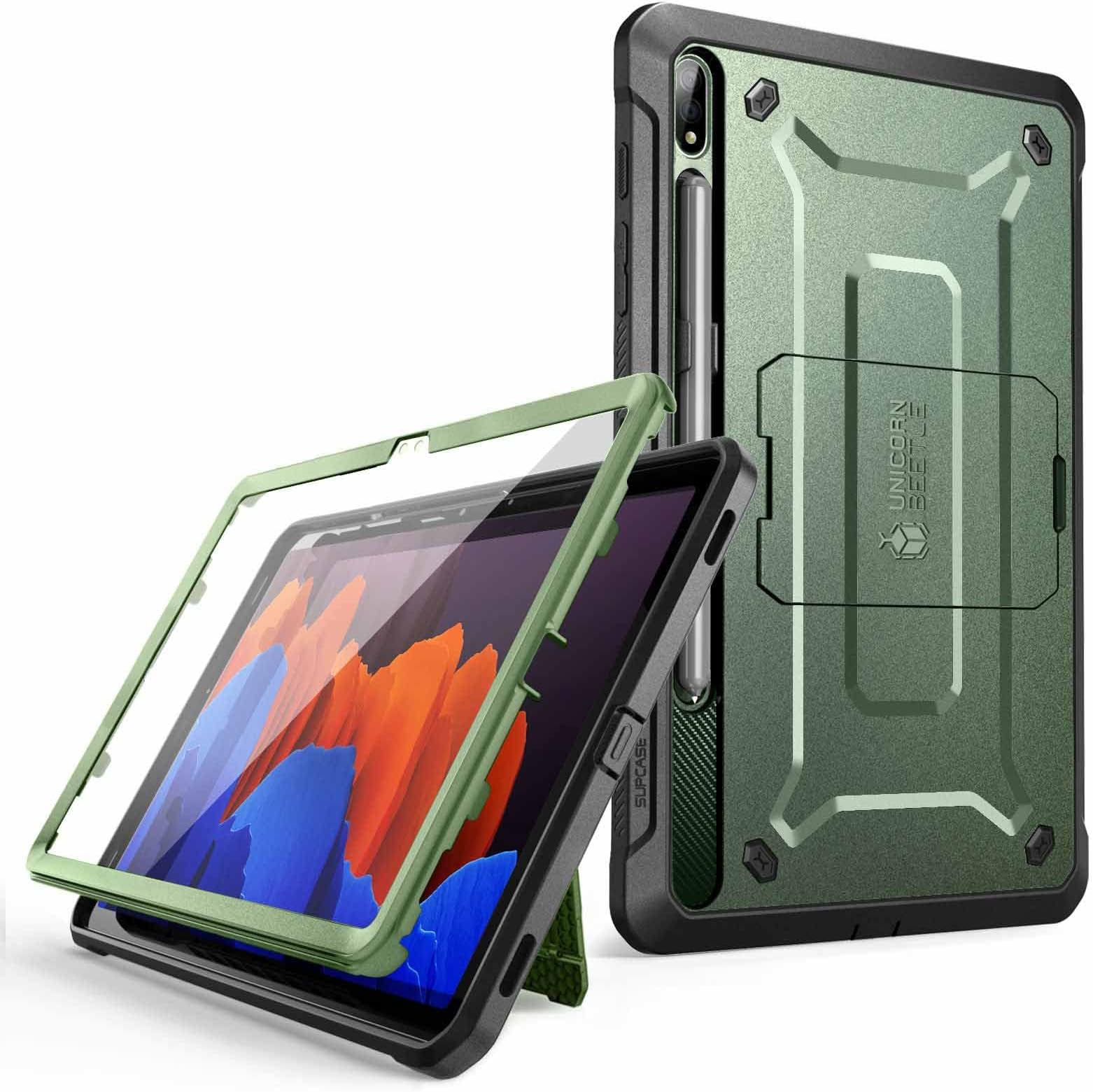 SUPCASE [UB ProSeries] Case Designed for Samsung Galaxy Tab S8 Ultra (2022), with Built-in Screen Protector & S Pen Holder Full-Body Rugged Heavy Duty Case - Guldan