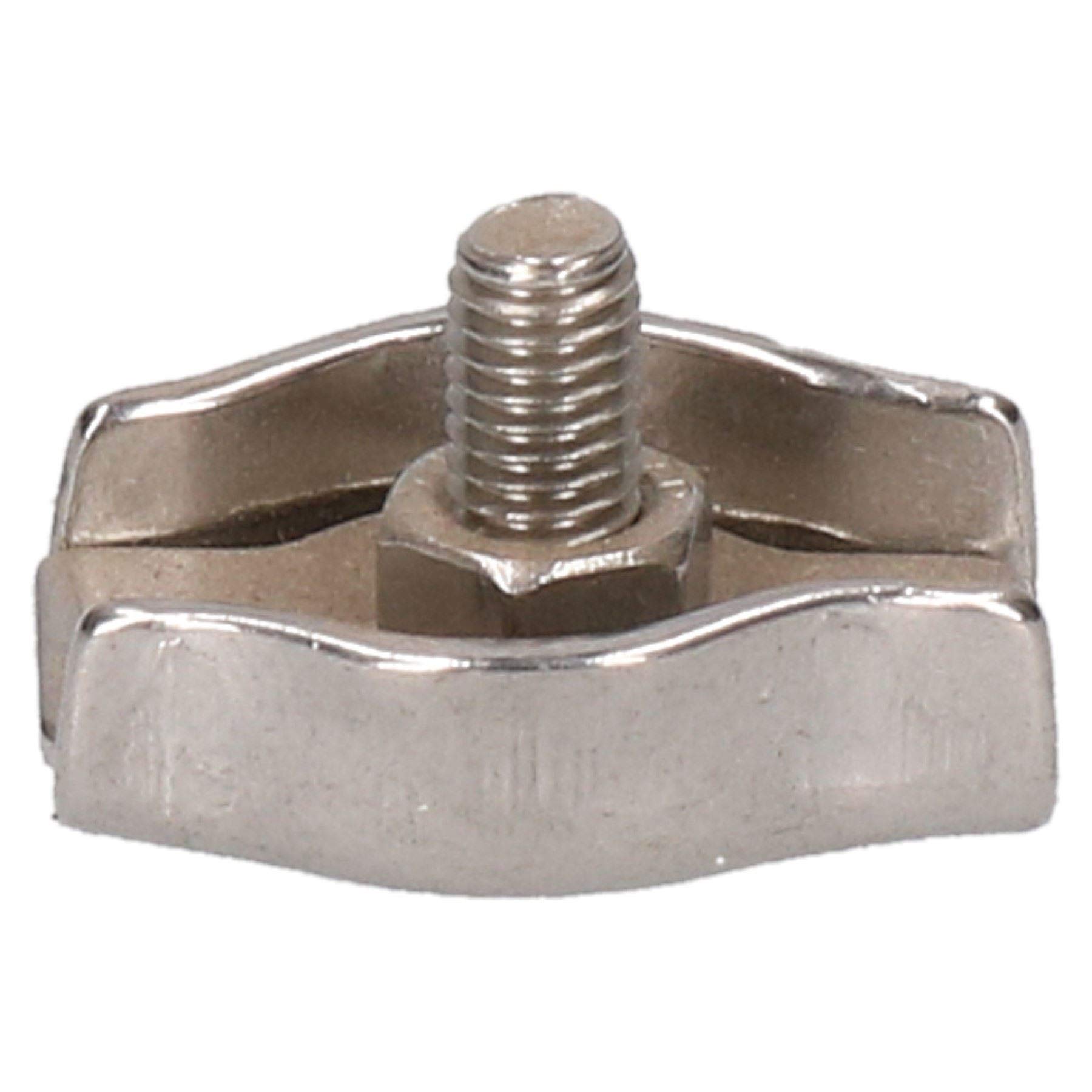 AB Tools 5mm Simplex Wire Rope/Cable Clamp Grips 24 Pack 316 Marine Stainless Steel