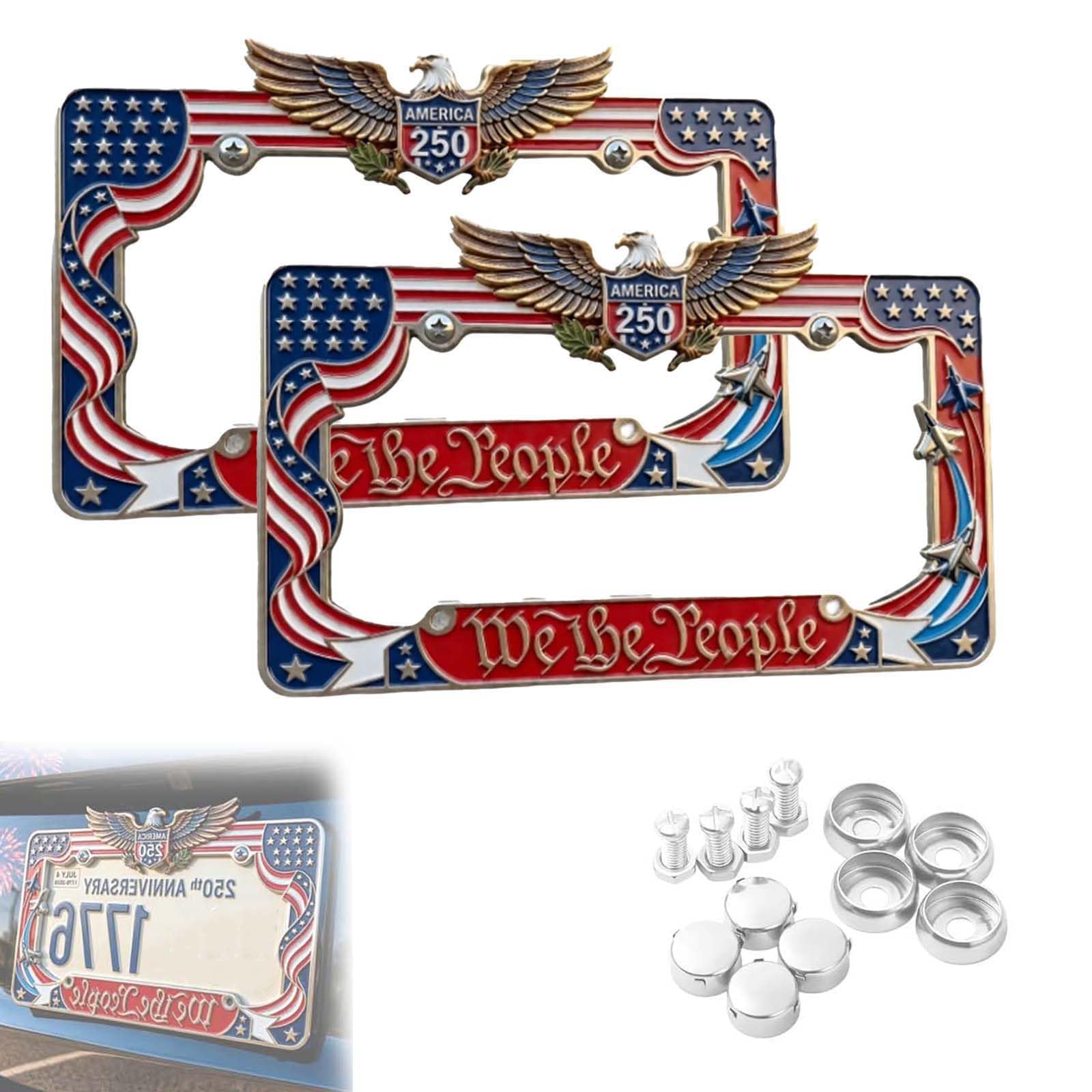 Photo 1 of HJMGL America 250th Anniversary License Plate Frame