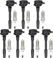 Vista 35 de ECCPP UF765 4 bobinas de encendido con 4 bujías de iridio A4 Q5 2014-2020 l4 2.0L 1.8L UF765