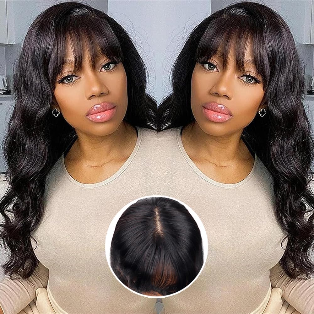 Serene Glueless Wig With Bangs Landscape Nature Serene Glueless Wig With Bangs Landscape Nature