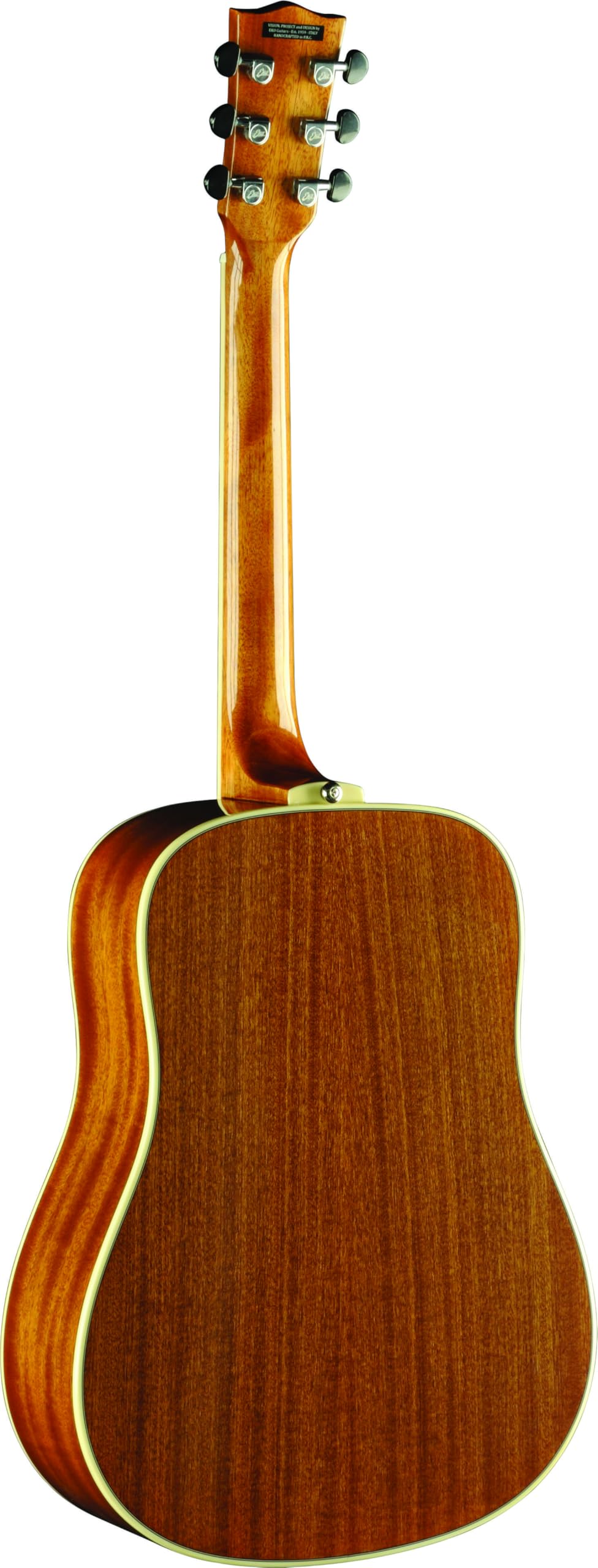 EKO GUITARS - ONE D150 NATURAL,Chitarra Acustica Dreadnought serie ONE, top Abete Sitka laminato, Fasce e Fondo in Mogano Sapeli laminato, manico in Mogano, Finitura Gloss, Scala 650mm, Colore Natural