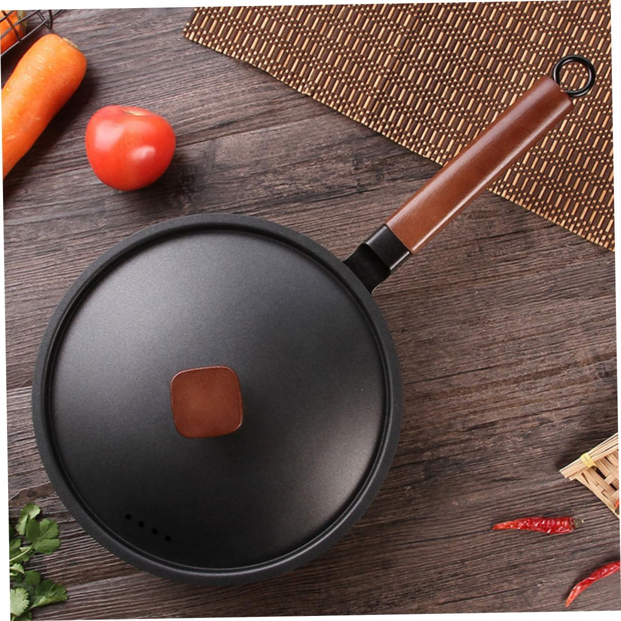 Non-stick Pan Uncoated Cooking Pan for Pancakes Eggs Steaks Easy to Gas Induction Cooktops Essential Kitchen Tool