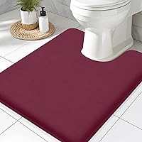 Vista 139 de Smiry Alfombra de Baño de Espuma Viscoelástica 47x24, Alfombras de Baño Extra Suaves y Absorbentes, Alfombra Antideslizante Lavable para Suelo, Gris