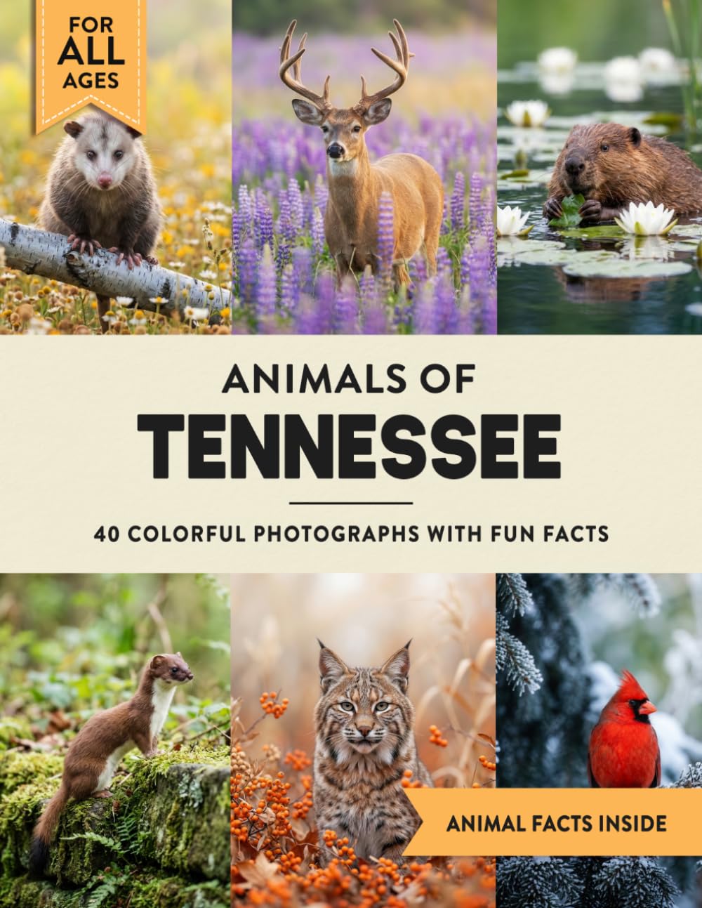 Animals of Tennessee: Learn All About Volunteer State Wildlife in a Fun Fact Picture Book for Kids and Adults