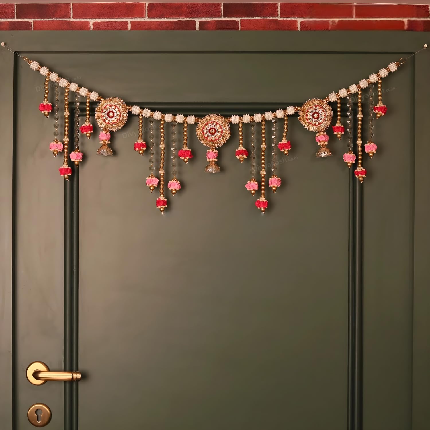 Divyakosh Door Hangings For Home Decoration, Torans For Entrance Door| Thoranam For Entrance Door For Home Decoration | Bandhanwar Size - 37 Inch, Multicolour (B0D76CWJYS) Amazon Price History, Amazon Price Tracker