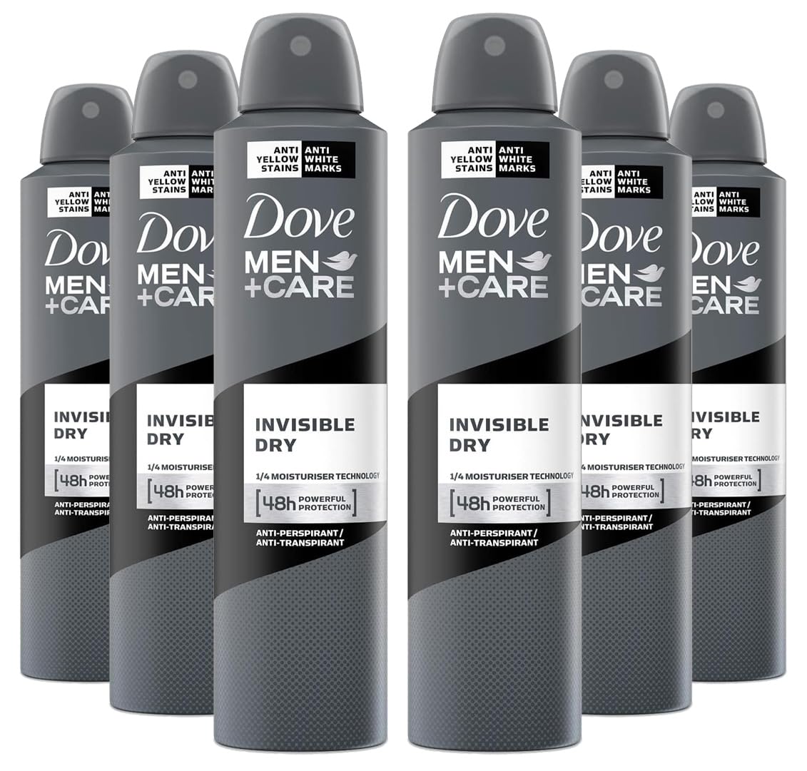 Men + Care Invisible Dry Antiperspirant Deodorant Aerosol 250 ml – Case of 6