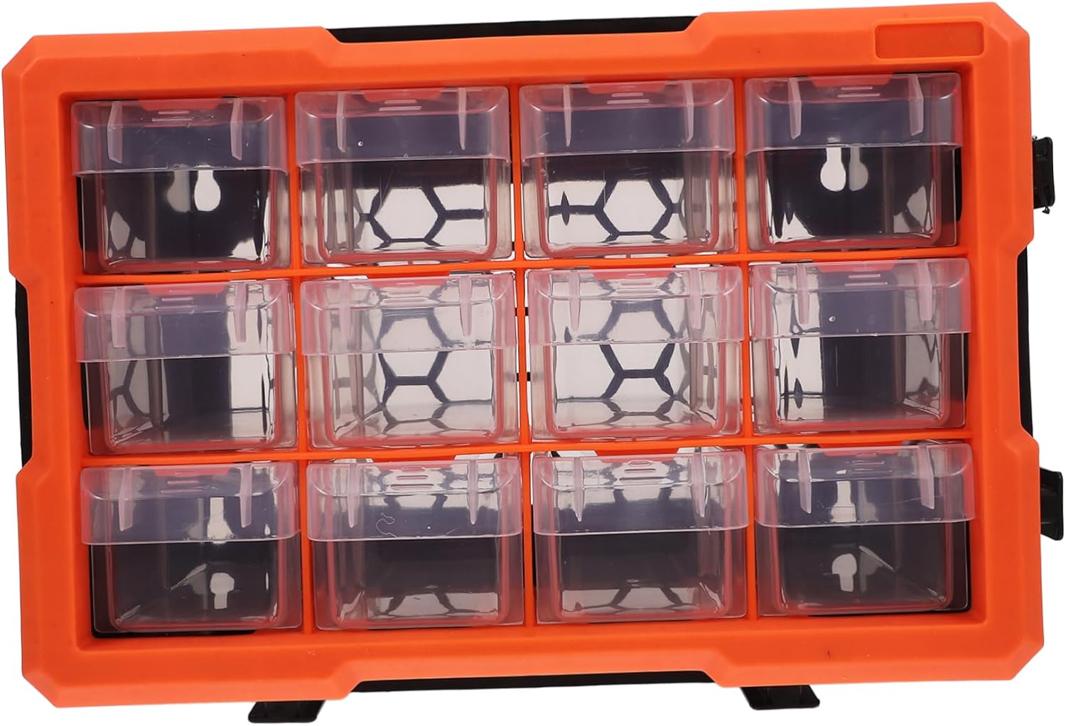 Vaguelly Electronics Screw Organizer Storage Box Compartment Design for Efficient Tool and Parts Organization Visibility for Quick Access for Workshop and Garage Use