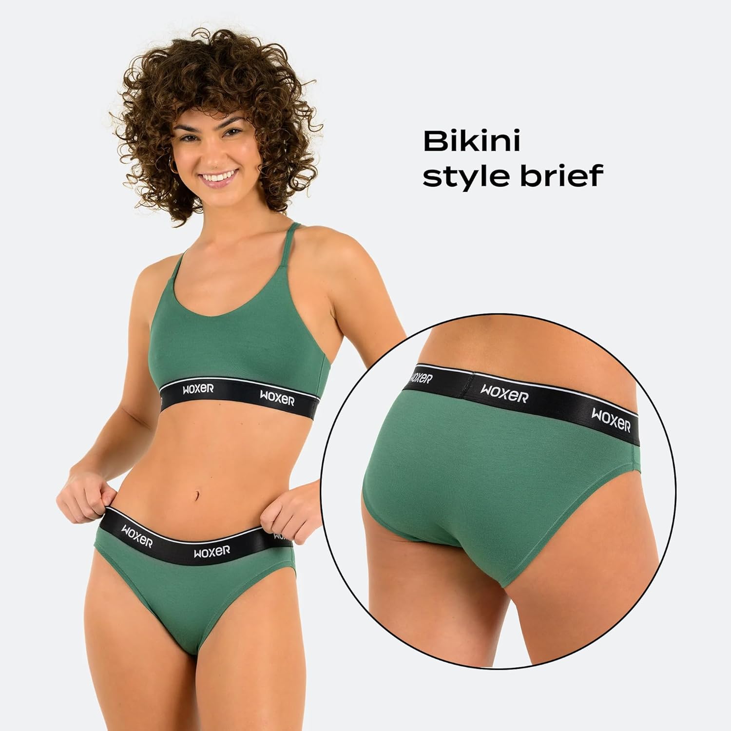 Woxer Women’s Seamless Bikini Underwear – Soft Modal, Chafe-Free, Moisture-Wicking Bikini Style Panties –Tag-Free Design - Image 2