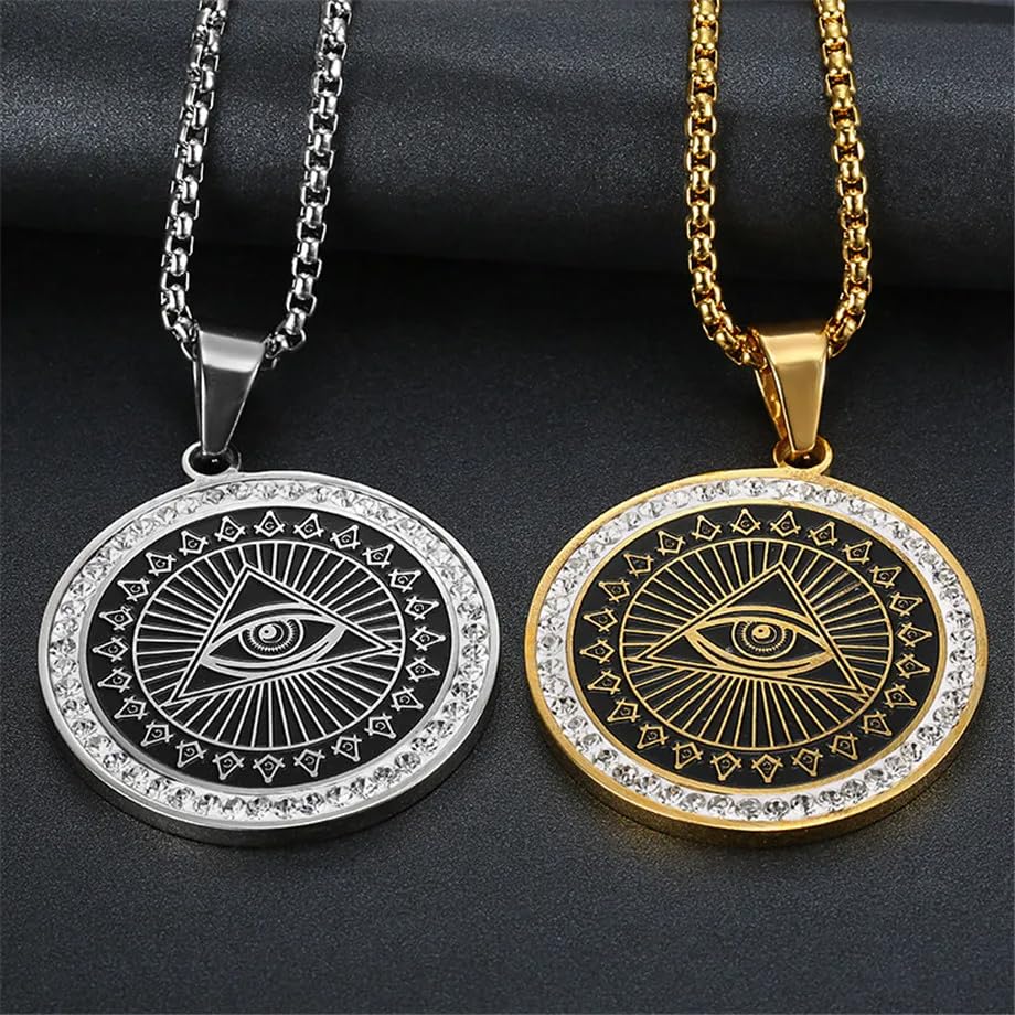 Collier Pendentif Oeil d'Horus en Argent Sterling 925, une pièce durable d'exception