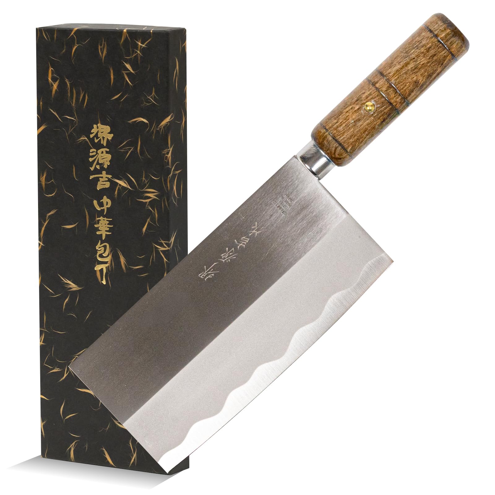 中華包丁　堺 Amazon｜堺源吉 堺の包丁 ステンレス 中華包丁 175mm 太鼓柄 ギフト