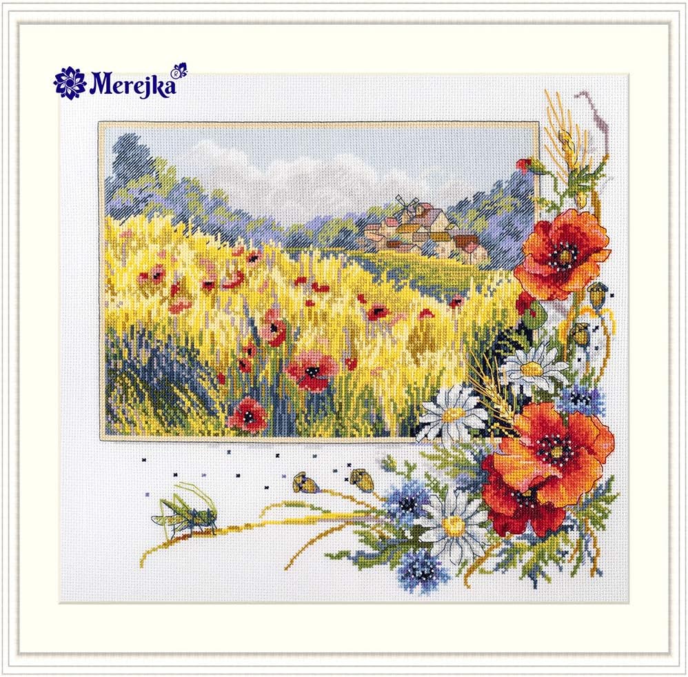 Merejka Counted Cross Stitch Kit Summer Field