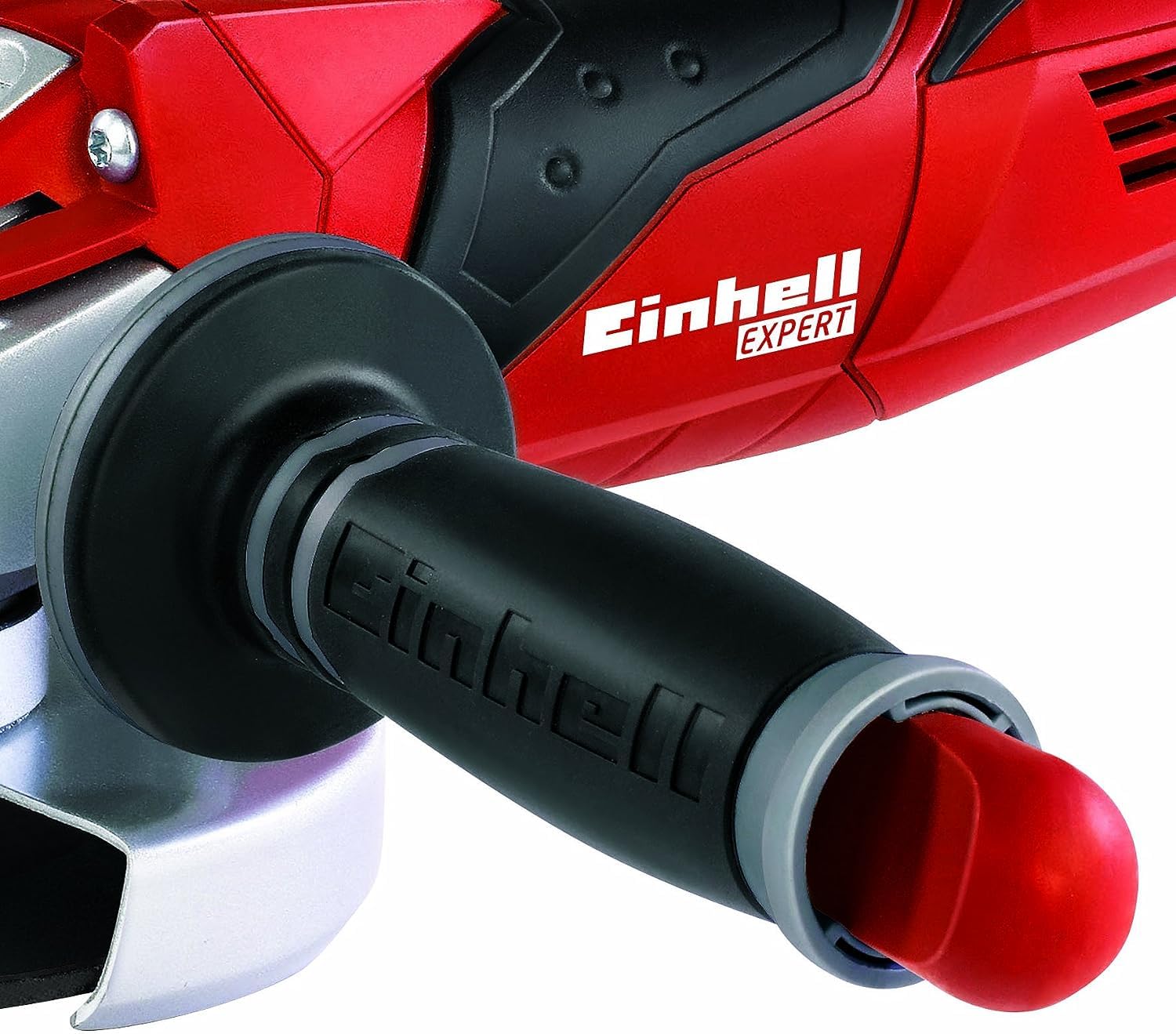 Einhell Amoladora angular TE-AG 125/750 | 750 W | Ø 125 mm | Profundidad de corte de 33 mm | Hasta 12 000 rpm | Protección de corte | Sin disco de corte