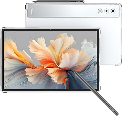 Miniatura 10 de Funda transparente para Lenovo Tab P12 12.7 pulgadas TB-370FU y Tab P12 Pro TB-371FX 2023 Release Tablet Ultra Clear Soft Flexible Case Transparente