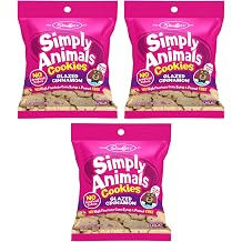 Stauffer's Simply Animals Glazed Cinnamon - Pack of 3 - Delicious and Fun for the Whole Family - 6 Fun Animal Shapes - Simply Fun and Nostalgic