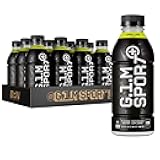 G.1.M Sport+ Ready to Drink Endurance Pre-Workout & Hydration – Electrolytes, Caffeine & Nootropics – Lemon Lime – 12 Pack Bottles for Race Day & Long Runs
