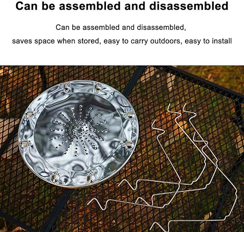 Miniatura 4 de Tostadora portátil para estufa de gas, tostadora plegable para estufa de campamento, tostadora de acero inoxidable para 4 rebanadas de pan, para