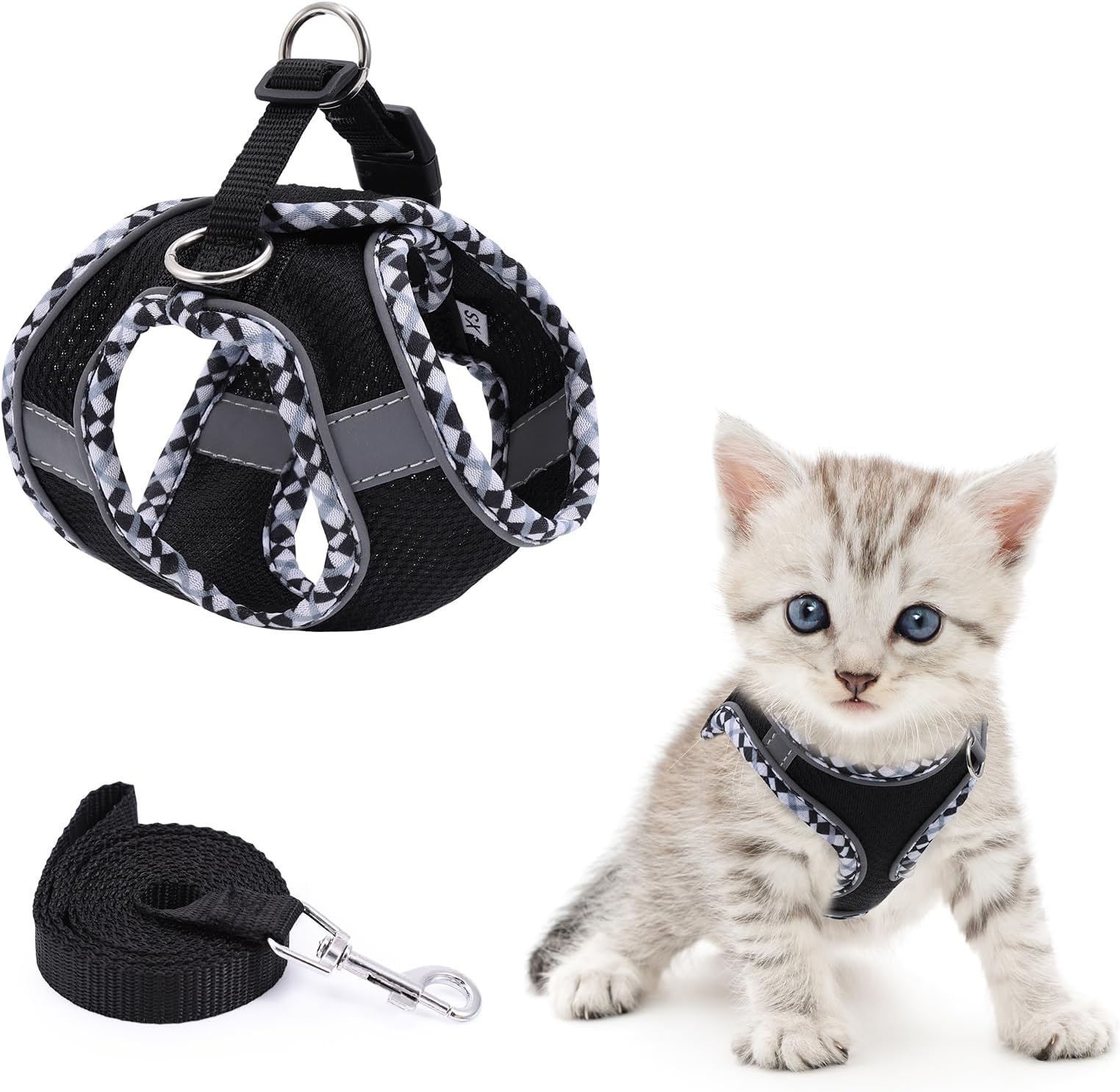 Arvoni Katzengeschirr Mit Leine - Ausbruchsicher & Atmungsaktiv Für Maine Coon & Perser