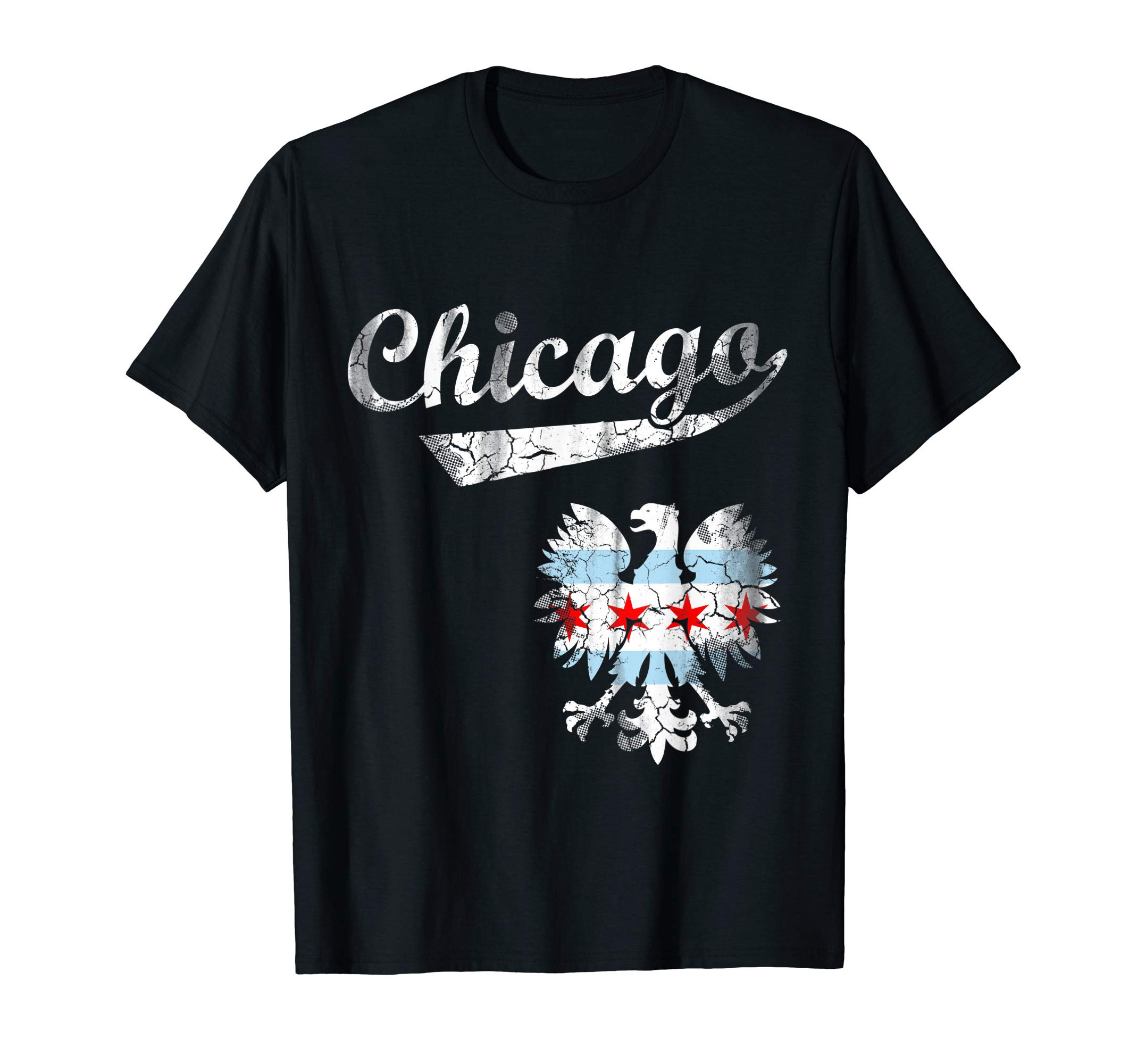 Chicago Polish Flag Poland Polska American T-Shirt
