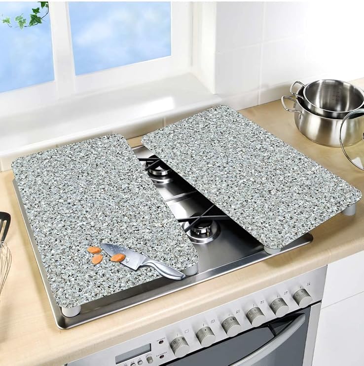 Wenko Set of 2 Universal Gas Electric Induction Hob Stove Covers