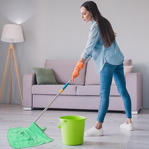 Miniatura 2 de SmoothNovelty 10 paños de limpieza de microfibra extra grandes de 30 x 20 pulgadas, toalla de microfibra grande para piso, reutilizable, lavable,
