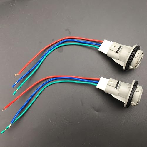 Miniatura 6 de Arnés de conector de enchufe de señal de giro delantero con kit de 3 cables compatible con Honda Civic Acura Accord CRV