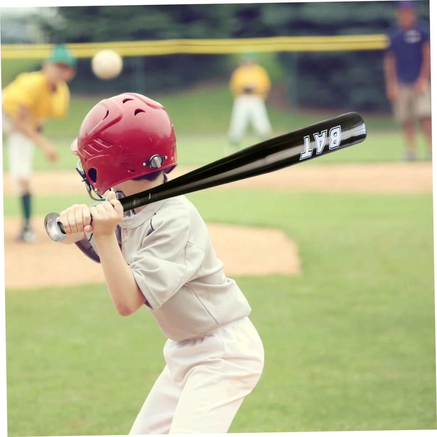 Batte De Baseball En Alliage D'aluminium 20 Pouces - Légère, Portable, Pour Entraînement En Plein Air