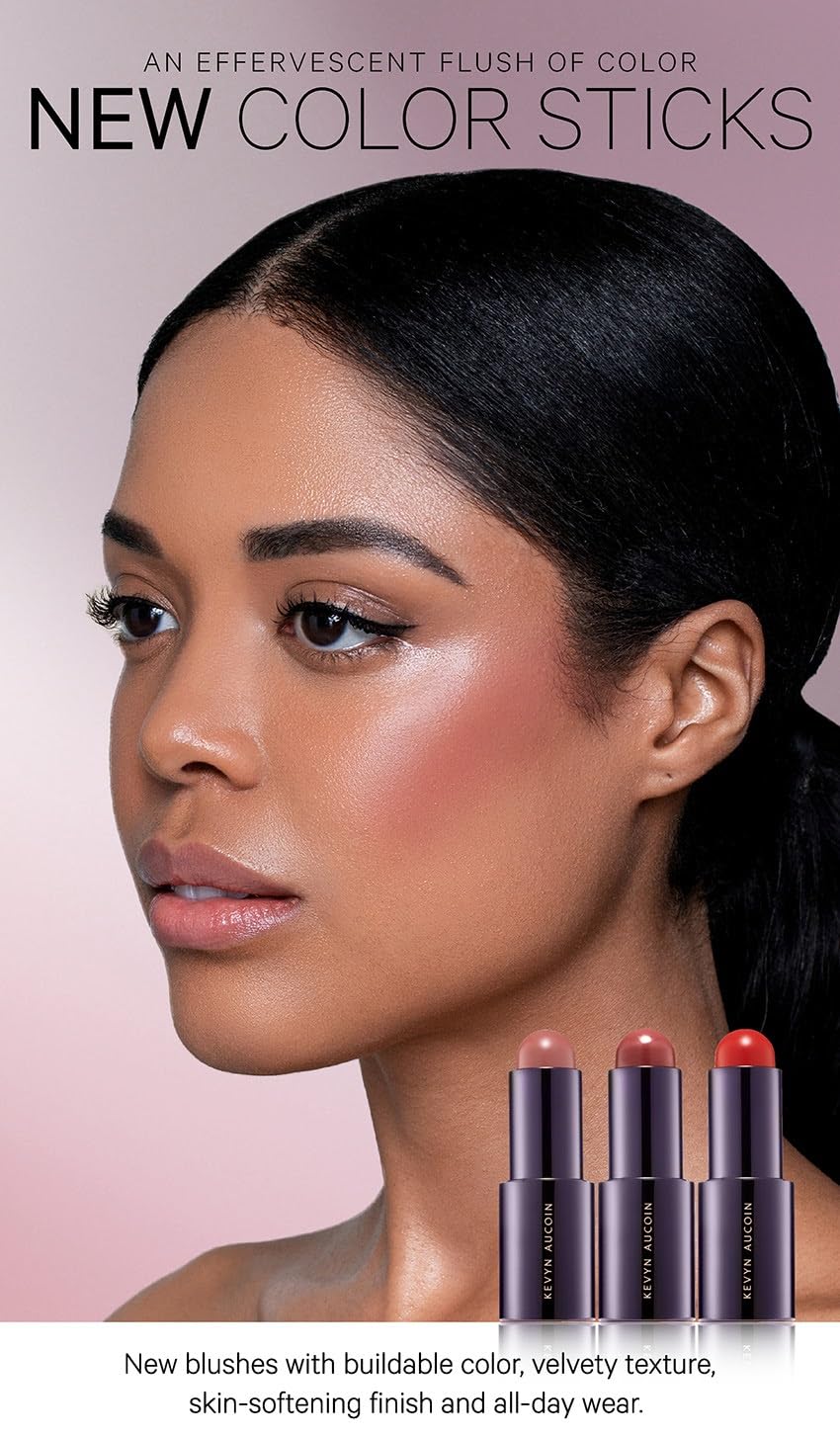 Kevyn Aucoin The Color Stick: Makeup blush. Buildable, long-lasting for cheeks, nose, forehead, or eyes. Velvety texture with satin finish. Made in Italy. - Image 4