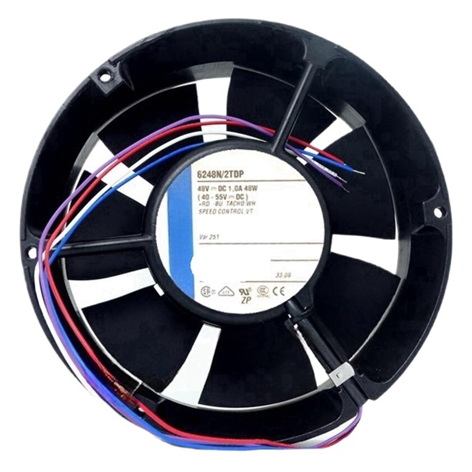 6248N 6248NU 6248N/2TDP 6248N/17TDA 6248N/2 Cooling Fan 48VDC 172x51mm
