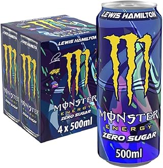 Energy Lewis Hamilton Zero Sugar, 4 x 500 ml
