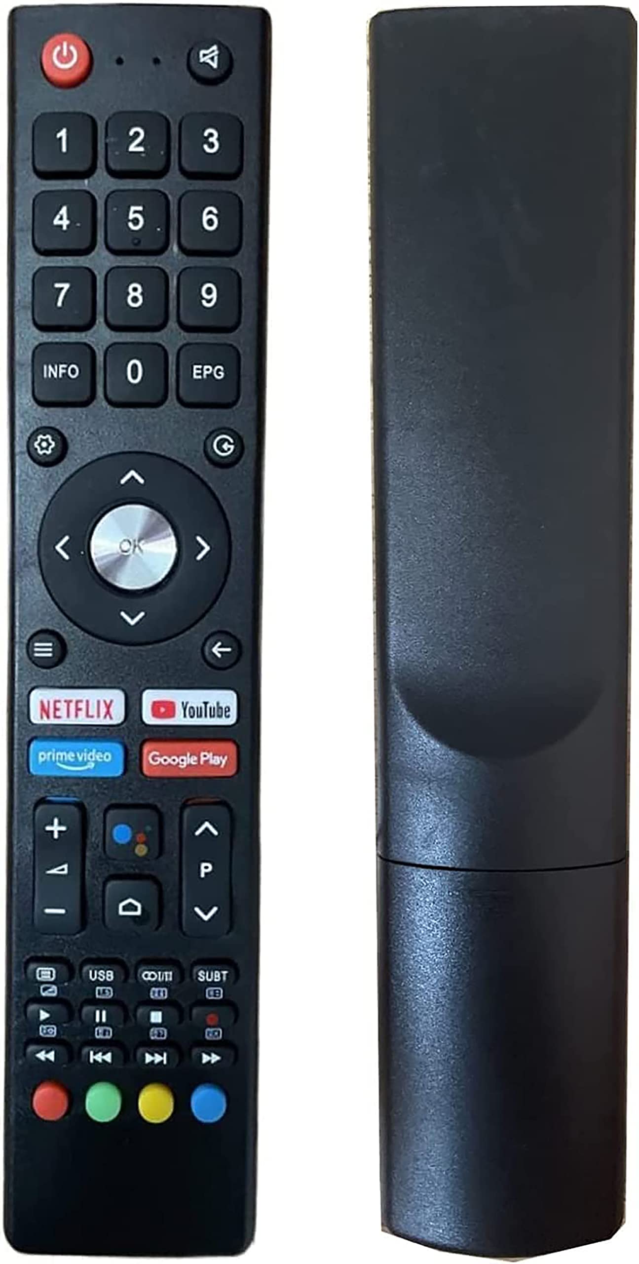Telecomando originale Saba Chiq Smart TV ODL24771HN-TAB ODL43671U-TAB ODL50672U-TAB SA24S46A9 SA32S67A9 SA40S67A9 SA43K67A9 SA43S67A9 U55H7S