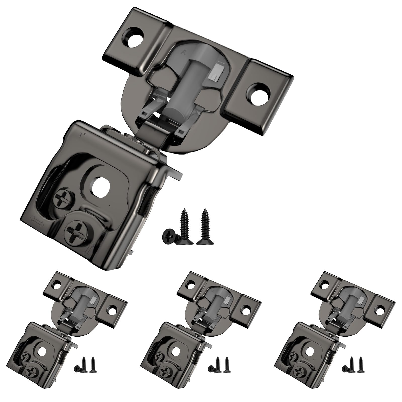 Mousike Soft Close Hinges - 40 Pack for Kitchen Cabinets -19
