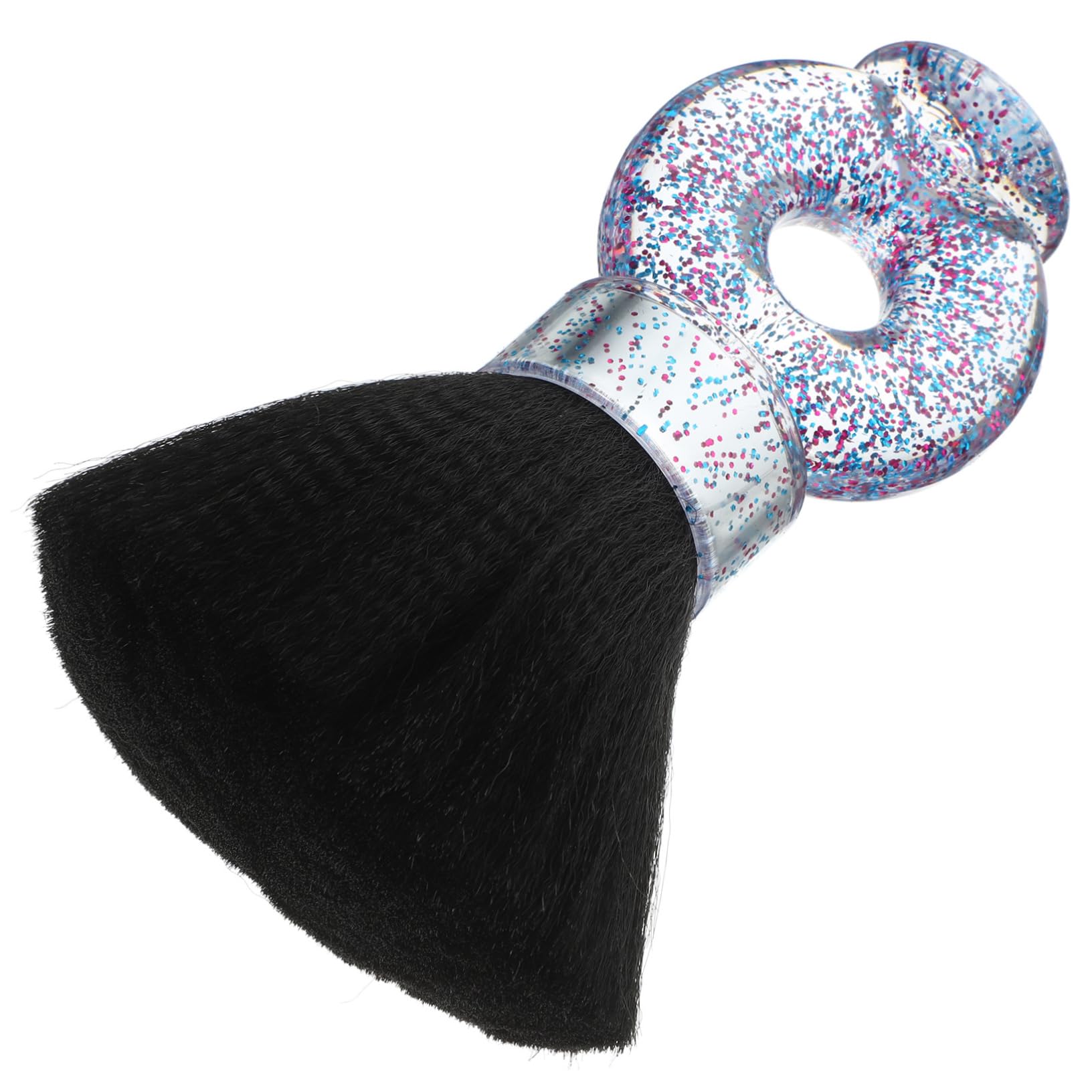 PartyKindom Neck Duster Brush for Hairdressing Soft Bristles Cleaning Tool for Salon Use Compact Beard Brush for Gentle Hair Removal Practical Durable Hair Cleaning Brush