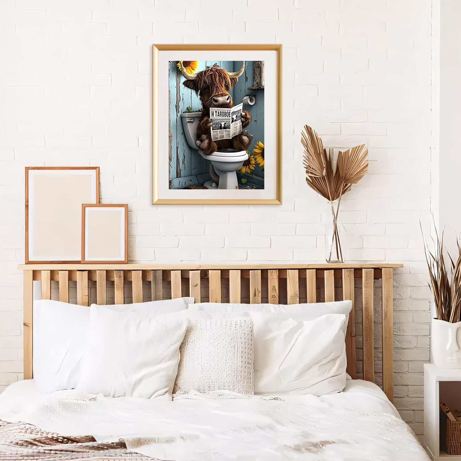 Vrolijk Schilderij Met Koe | Schilderen op Nummer – Schilder Op Nummers