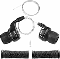 Cambio Bici Mountain Bike Meghna - Levier Twist Shifter 3x7 Velocit&agrave;